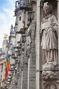 比利时布鲁塞尔大广场建筑图比利时布鲁塞尔背景图片