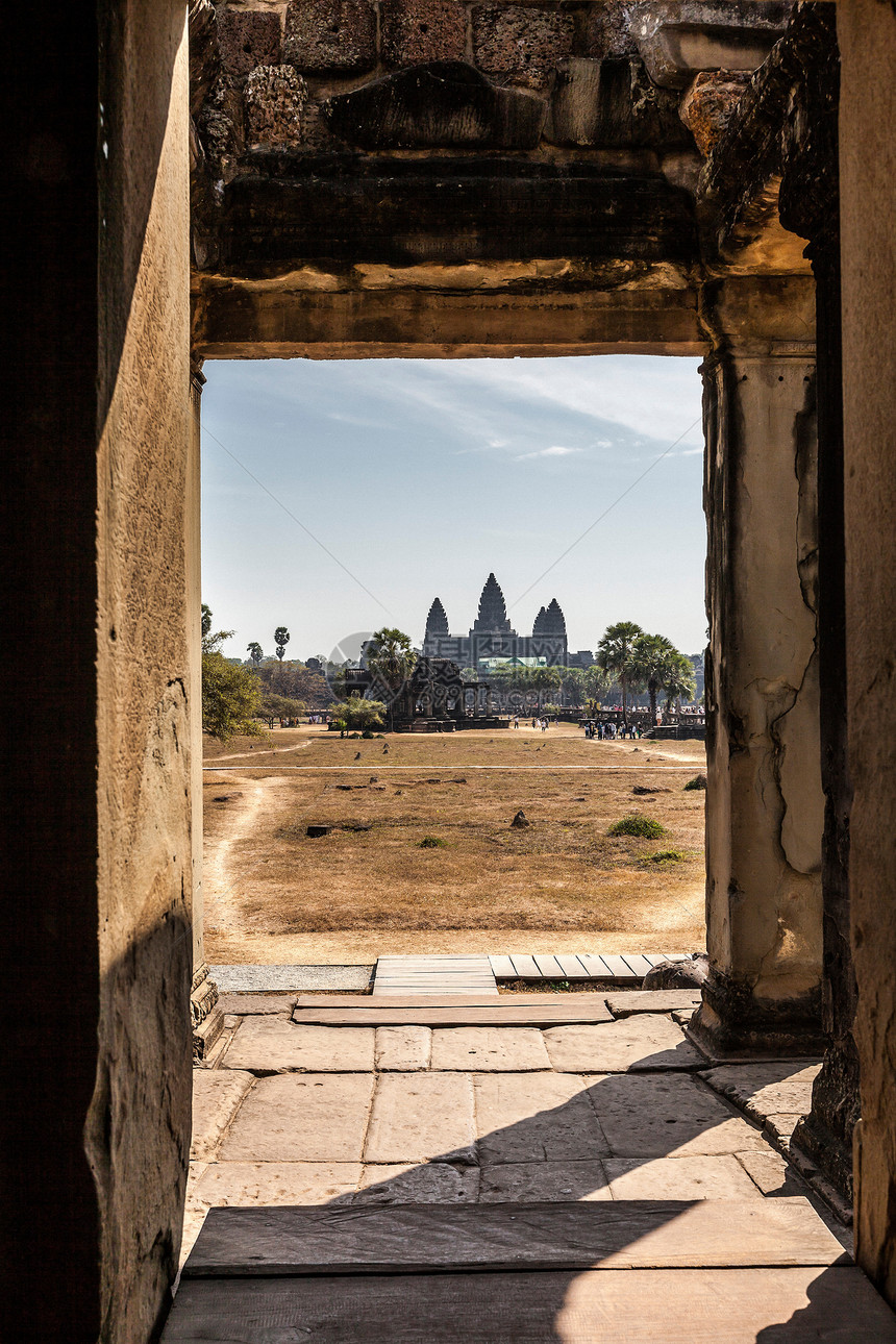 柬埔寨暹粒吴哥窟景观图片