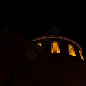 夜间蒙塔的罗通达马耳他莫斯塔图片