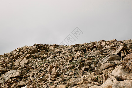 洛基地貌科罗拉多州埃文斯山背景