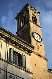 意大利托斯卡纳皮特拉桑塔托斯卡纳皮特拉桑塔时钟图片
