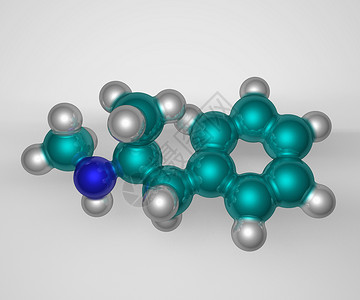3D分子模型背景图片