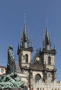 捷克布拉格旧城教堂图片