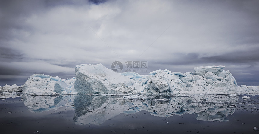 冰山全景图图片