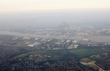 英国伦敦上空的景色图片