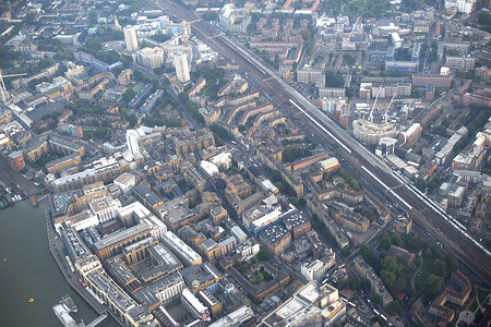 英国伦敦上空的景色图片