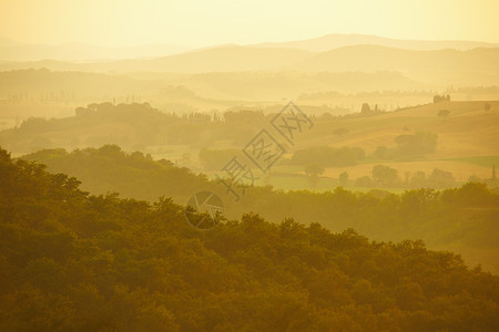 意大利托斯卡纳日落风景图片