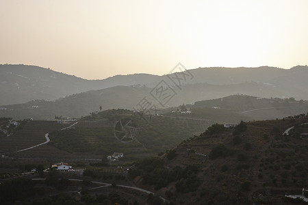 西班牙科斯塔德尔索山和谷图片