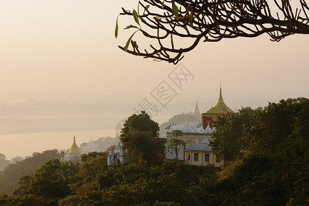 伊洛瓦底江缅甸伊洛瓦底亚尔曼德勒实英背景