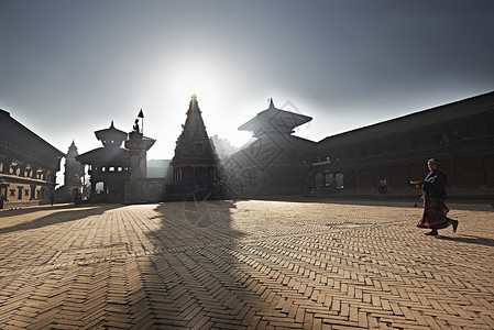 尼泊尔Baktapur镇广场图片