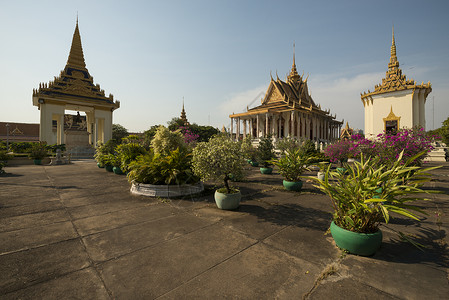 寺庙金边柬埔寨印度支那亚洲图片