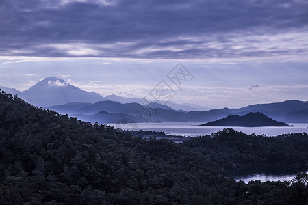 达拉曼土耳其土耳其达拉曼附近海岸线背景