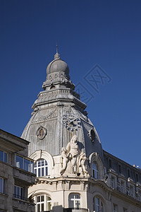东欧保加利亚一栋旧建筑上的穹顶图片