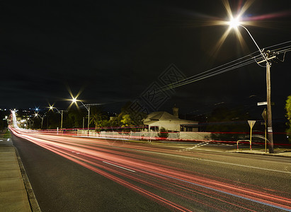 长时间曝光的澳大利亚街头图片