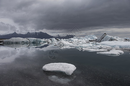 冰河泻湖约库萨隆瓦特纳约库公园冰岛图片
