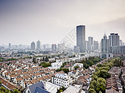 上海旧市中心露台式房屋图片