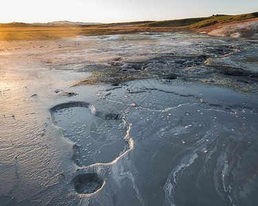 北冰岛地热区高清图片