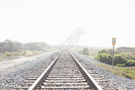 美国加利福尼亚州文图拉铁路轨道图片