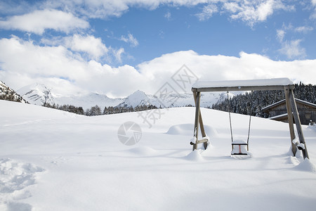 奥地利蒂罗尔的雪景图片
