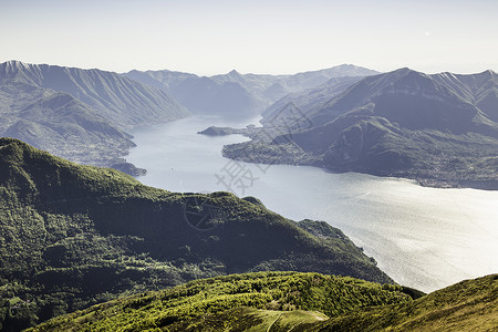 意大利科莫湖山景观意大利科莫湖背景图片