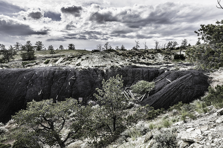 美国蒙大拿州BrigerBridger岩层景观图片
