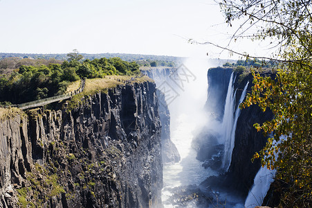 赞比亚维多利瀑布之景图片
