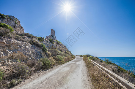 意大利撒丁岛Cagliari沿海公路图片