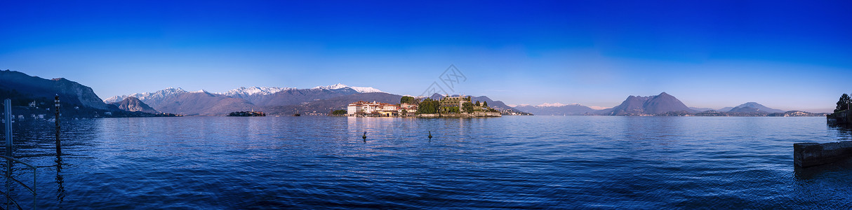 意大利马吉奥雷湖全景图片