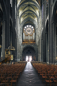 法国克莱蒙特费朗大教堂高清图片