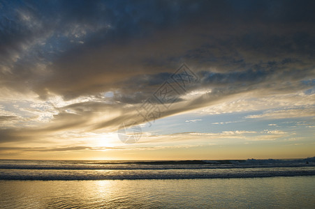 日落美国加利福尼亚州圣地哥高清图片
