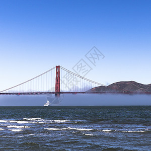 金门海峡金门大桥背景