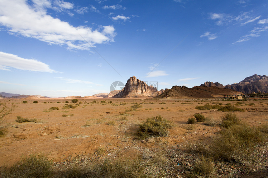 约旦瓦迪鲁姆沙漠景观图片