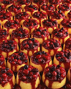 夏季水果蒸菜布丁背景图片