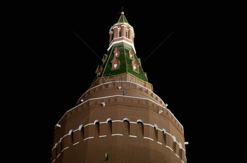莫斯科克里姆林宫的塔顶图片