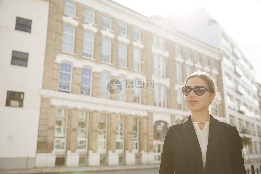 商业女人的肖像伦敦图片