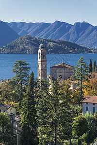 意大利伦巴迪亚科莫湖村图片
