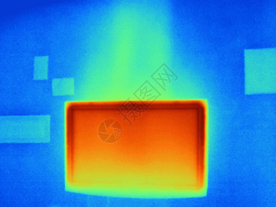 平板电视屏幕热像图片