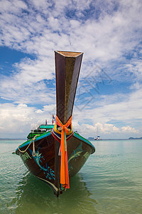 长尾渔船泰国KohKradan泰国亚洲图片