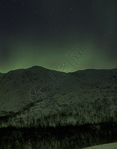 挪威芬马克极地之夜的极光图片