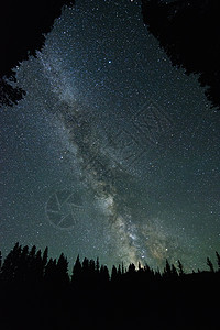 加拿大不列颠哥伦比亚省彭蒂顿镍普拉塔省公园银河系高清图片