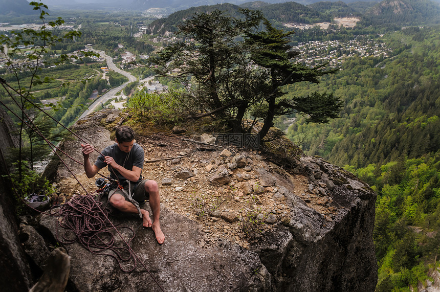 加拿大斯夸米什酋长的攀登者图片