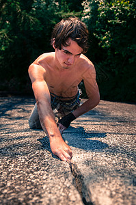 男攀岩者加拿大斯夸米什图片