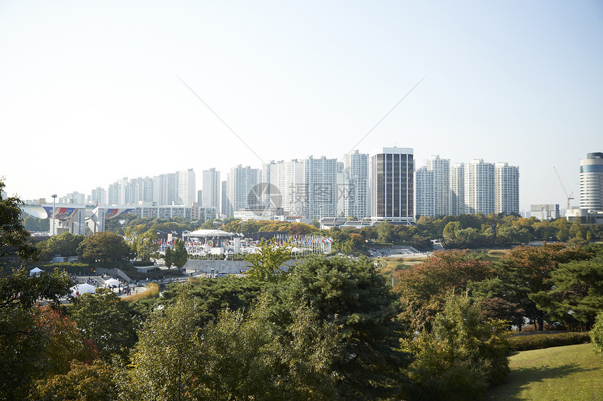 日间韩国首尔前方家公园图片