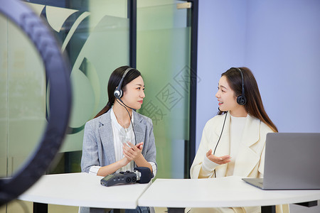 电竞主播美女游戏解说主播网络直播背景