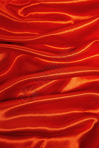 波纹质感静物红绸缎背景
