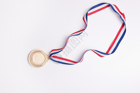 铜牌设计素材俯视影棚拍摄奖牌背景