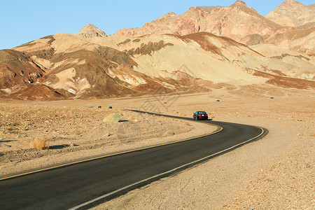加利福尼亚美景地质学环境旅途汽车广告背景图背景