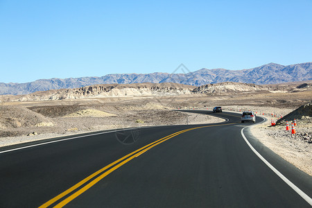 美国高速自驾游图片视觉效果气候汽车广告背景图背景