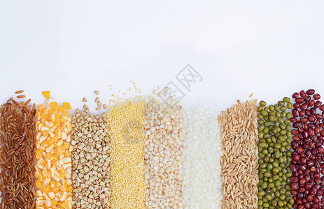 五谷杂粮丰收保健米高清图片