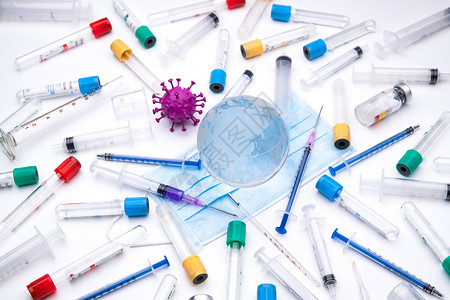 科技新型冠状研究抗疫苗高清图片